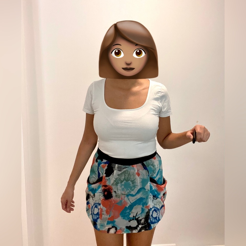 Roxy Colorful Mini Skirt